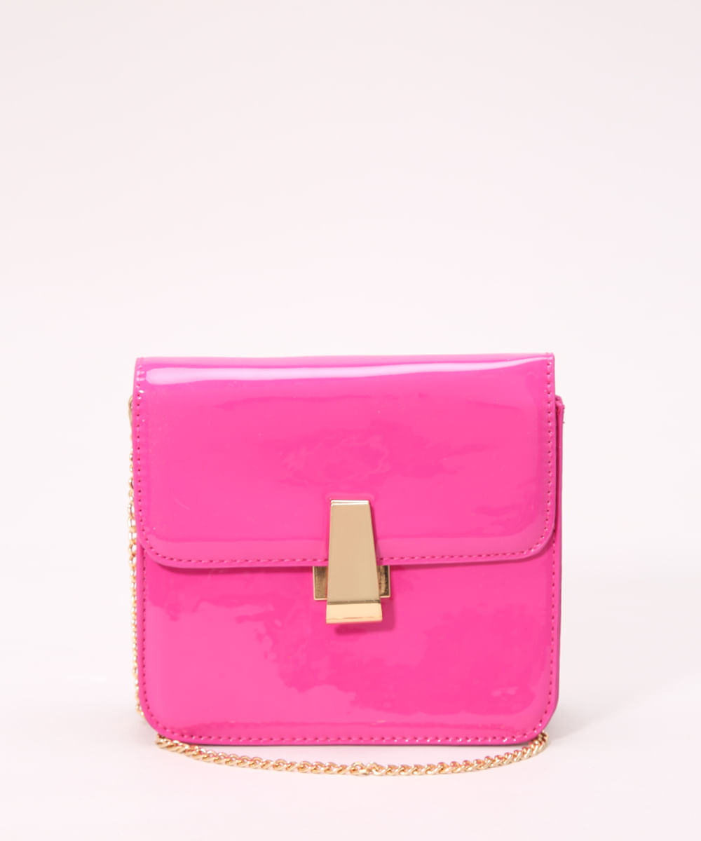Bolsa-Transversal-em-Verniz-Pequena-com-Corrente-Rosa-9979542-Rosa_1