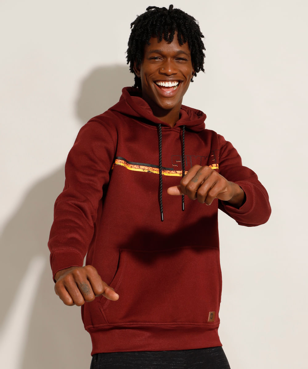 red carhartt zip up moletom com capuz