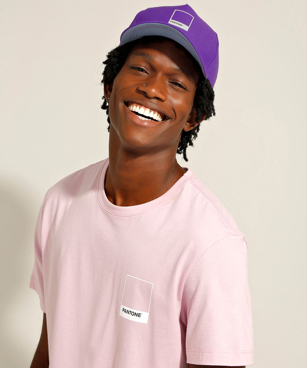 Boné Pantone roxo