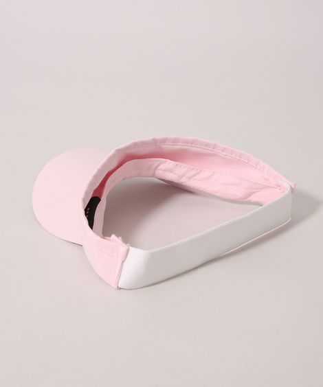 Viseira Feminina Esportiva com Proteção UV50+ Rosa
