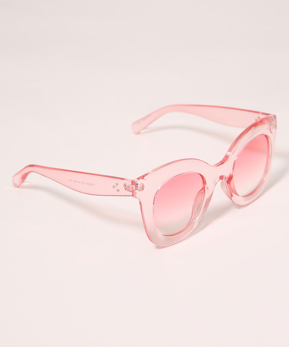 Óculos de Sol Feminino Redondo Yessica Rosa