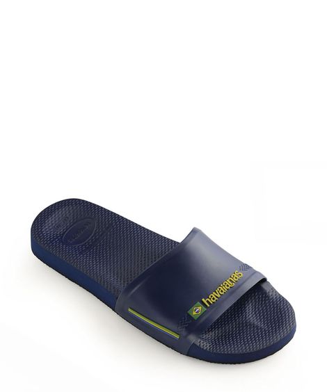 Chinelo Slide Masculino Havaianas Brasil  Azul Marinho