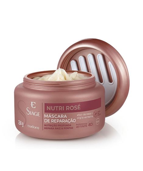 máscara capilar eudora siàge nutri rosé