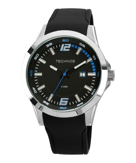Relógio Analógico Technos Masculino -  2115KPT8A PRATEADO