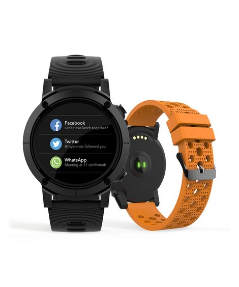 Kit de Relógio Masculino Seculus Smartwatch 79004G0SVNV1 + Troca Pulseiras Preto