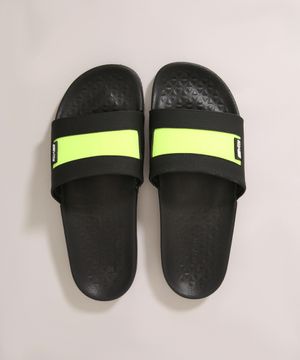 Chinelo Slide Masculino com Recorte ActVitta Preto