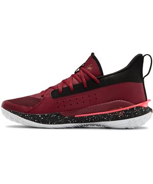 Tênis de Basquete Masculino Under Armour Curry 7 Vermelho