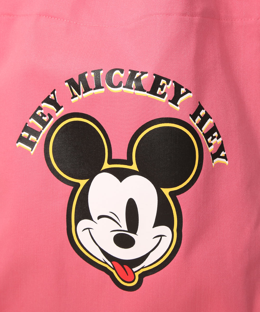 Sacola Ecobag Mickey de Lona Rosa