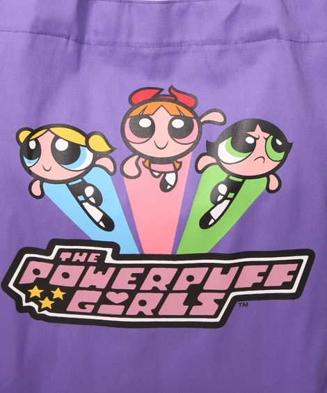 Sacola Ecobag As Meninas Superpoderosas de Lona Roxa