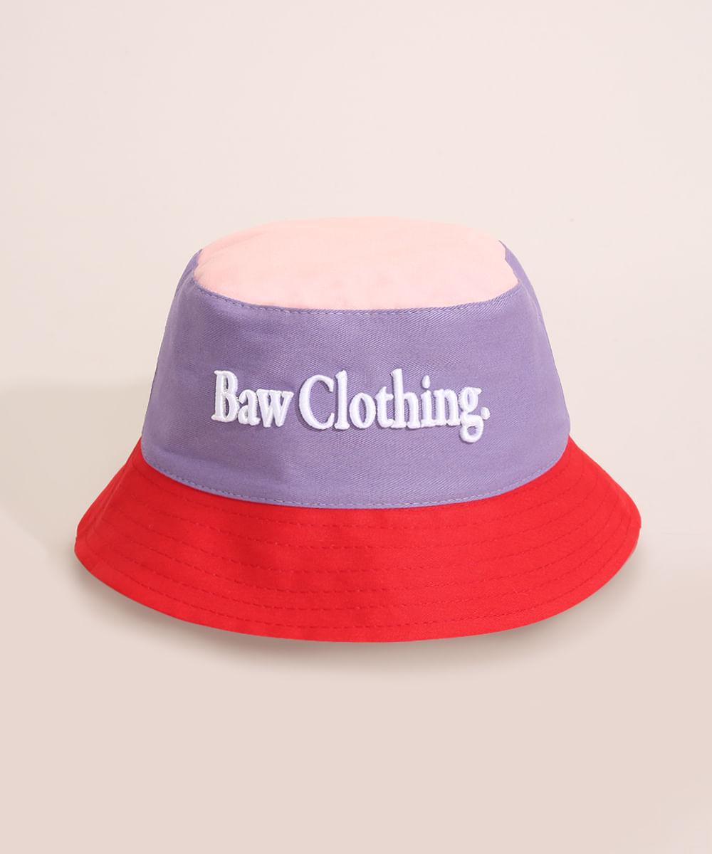 <em>Bucket hat</em> juvenil dupla face multicor, da Baw Clothing