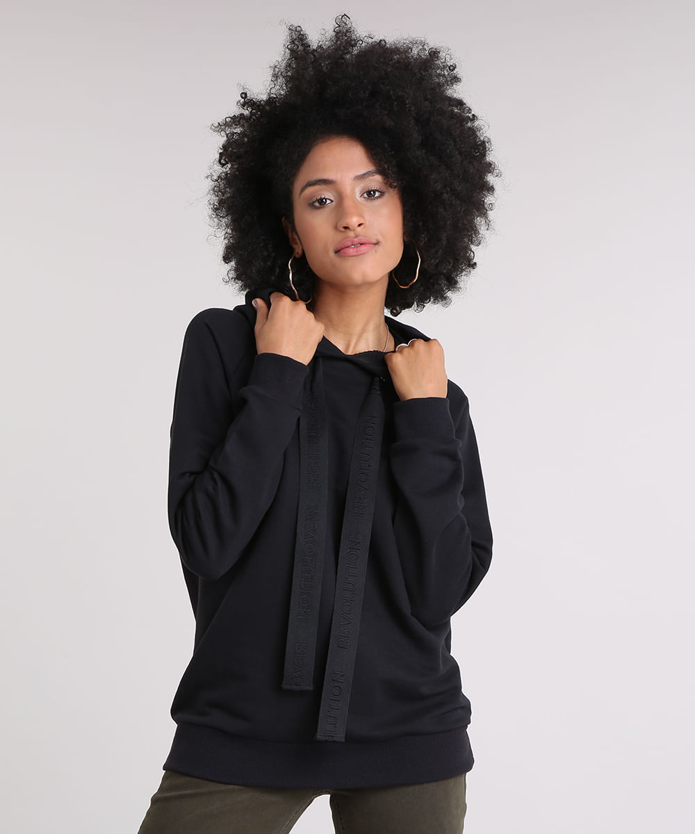 oversized moletom com capuz myntra