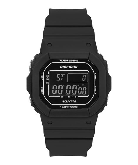 Relógio Masculino Mormaii Digital - MO0300JB8P Preto