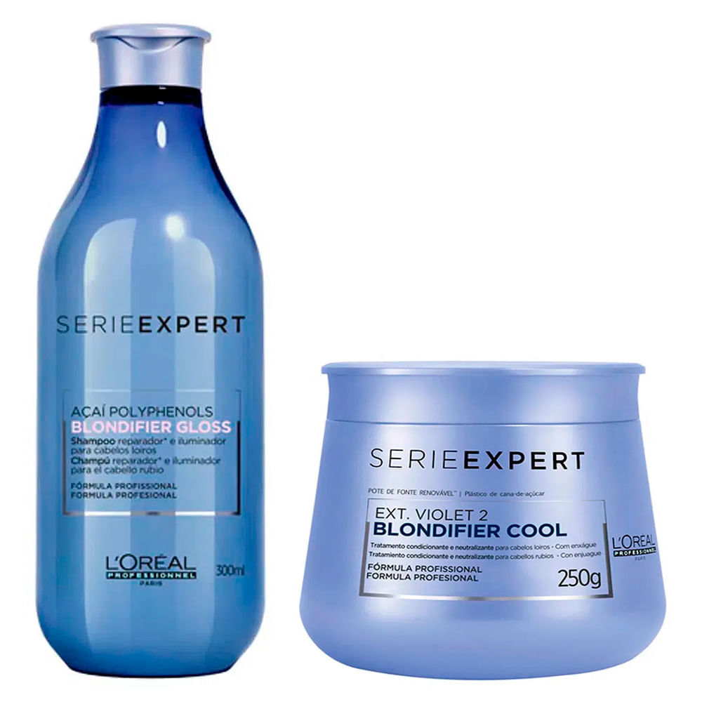 LOréal Professionnel Blondifier Kit - Shampoo + Máscara Cool