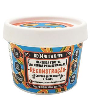 Lola Cosmetics Be(m)dita Ghee Papaya e Queratina Vegetal  - Máscara de Reconstrução 100g