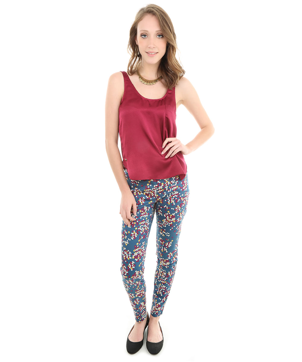 Regata com Bolso Maria Filó Vinho