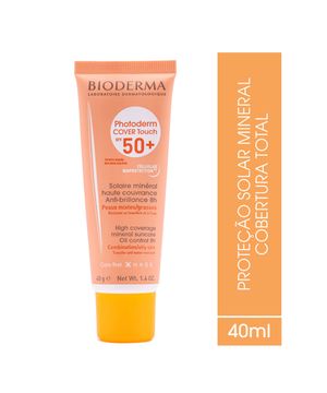 Protetor Solar Facial Bioderma Photoderm Cover Touch FPS 50+ Dourado