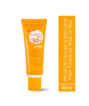 Protetor Solar sem Cor Bioderma - Photoderm Max Aquafluide FPS50+ 40ml