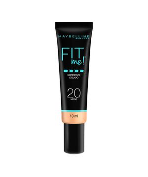 Corretivo Líquido Maybelline – Fit Me! Peles Claras e Médias 20 - Médio