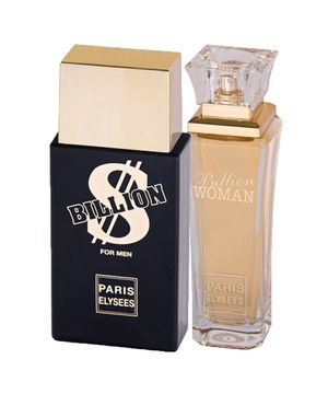 Paris Elysees Billion com Billion Woman Perfume Feminino com Perfume Masculino