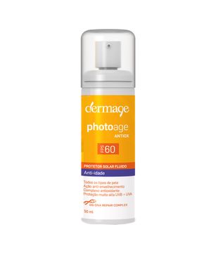 Protetor Solar Facial Dermage - Photoage Fluido Antiox FPS 60 50ml