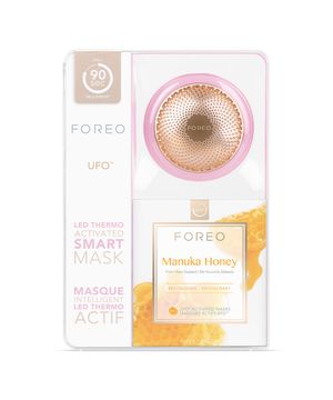 Foreo UFO Pearl Pink Feat Manuka Honey Kit – Dispositivo UFO + Máscaras Faciais