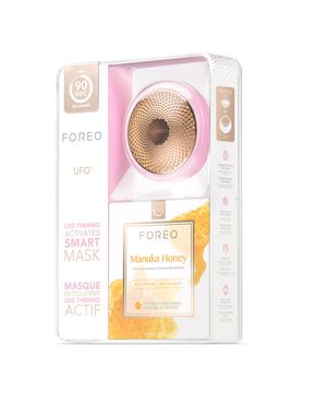 Foreo UFO Pearl Pink Feat Manuka Honey Kit – Dispositivo UFO + Máscaras Faciais