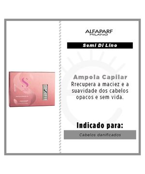 Alfaparf Milano Semi di Lino Nutritive Essencial Oil Kit - Ampola de Tratamento 6x13ml