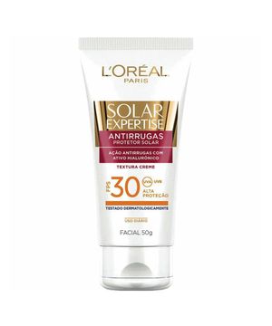 Protetor Solar L'Oréal Paris Solar Expertise Facial Antirrugas FPS 30 50g