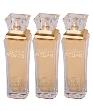 Paris Elysees Billion Woman Leve 3 Pague 2 Eau de Toilette com Eau de Toilette com Eau de Toilette