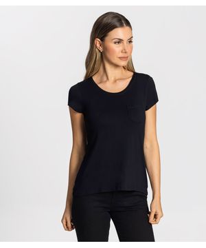 Blusa Feminina Básica Rovitex Preto