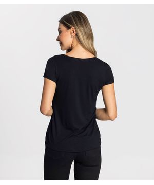 Blusa Feminina Básica Rovitex Preto