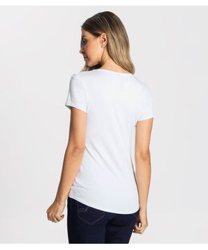 Blusa Feminina  Básica Rovitex Branco