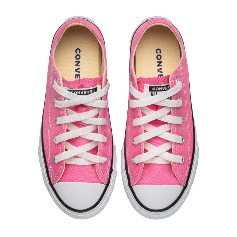 Tênis Converse Chuck Taylor All Star Rosa Cru Preto CK00040006 - Menina  Shoes