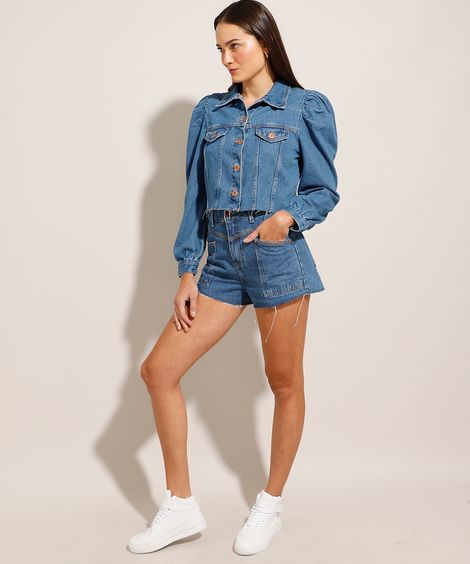 Tênis Feminino Casual Cano Alto com Velcro Branco