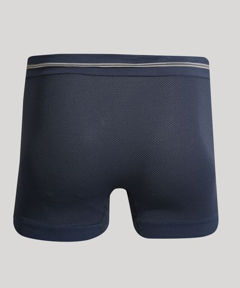 Cueca Boxer Sem Costura Azul Marinho
