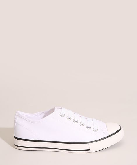 Tênis Feminino de Lona Oneself Branco