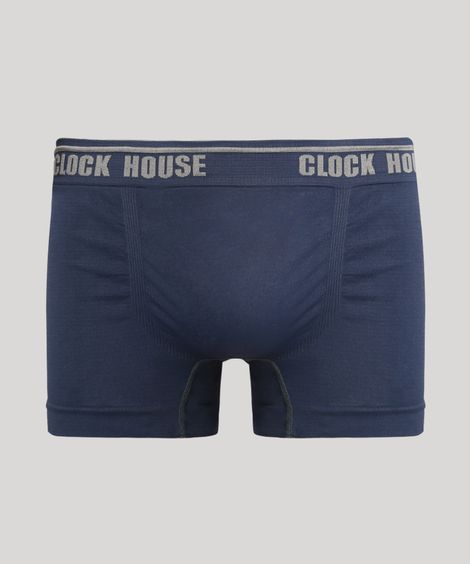 Cueca Boxer Sem Costura Azul Marinho