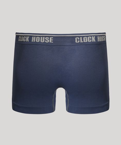Cueca Boxer Sem Costura Azul Marinho