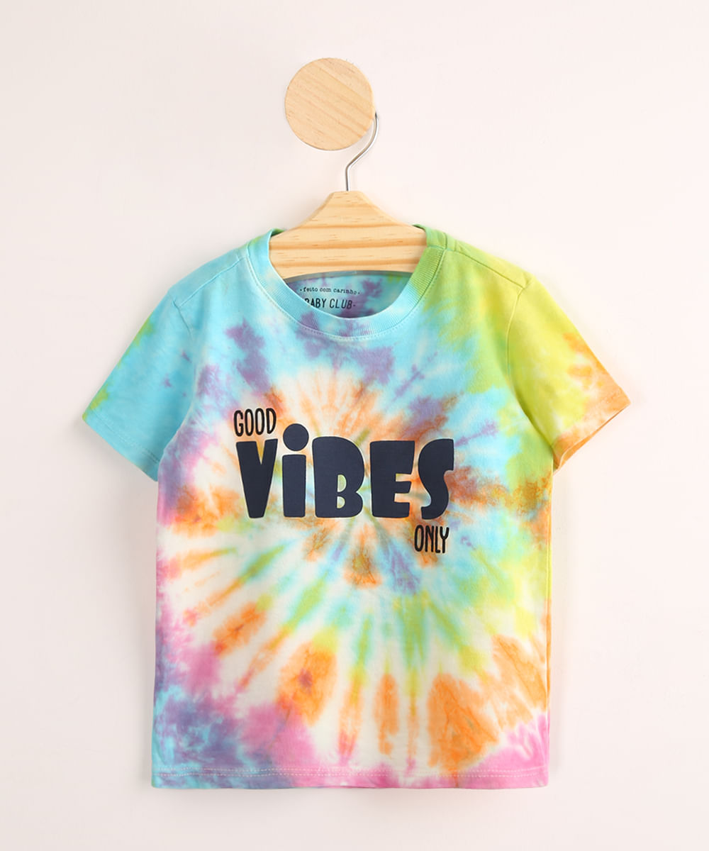 tie dye good vibes shirt