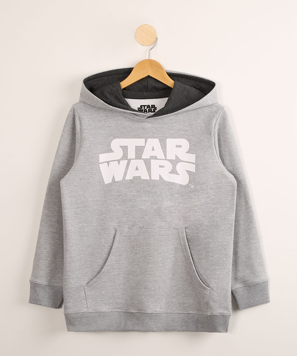 star wars cropped moletom com capuz