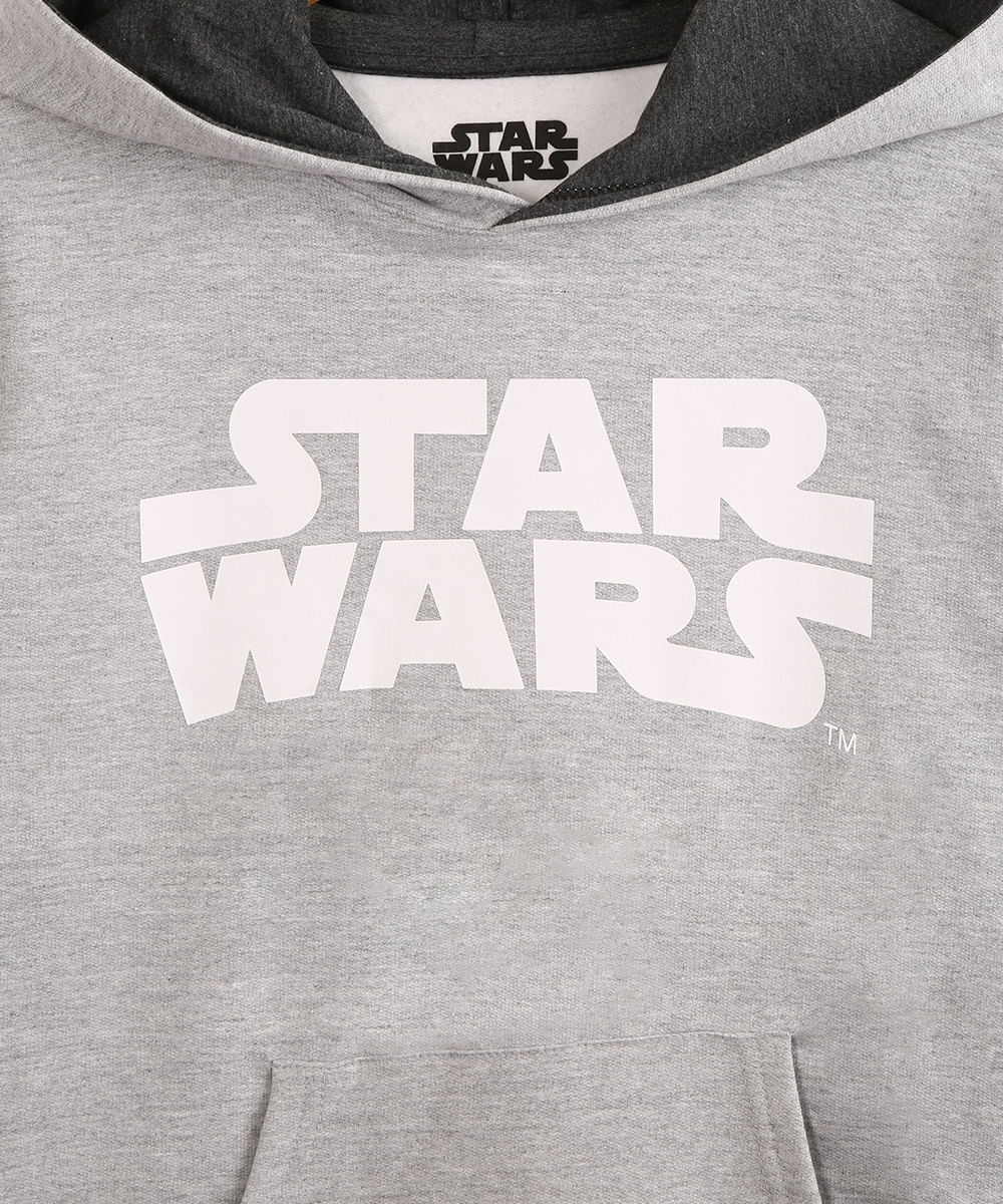 star wars cropped moletom com capuz