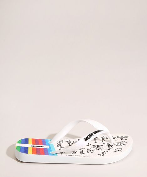 Chinelo Infantil Now United Ipanema Branco