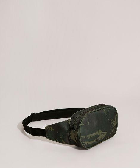Pochete Camuflada Verde Militar