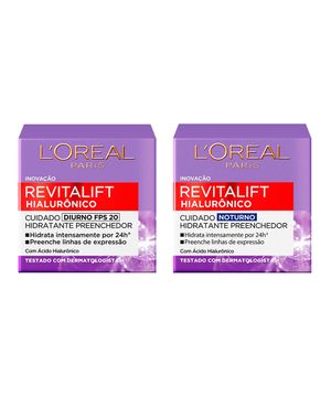 L´Oréal Paris Revitalift Hialurônico Kit Anti-idade - Diurno + Noturno