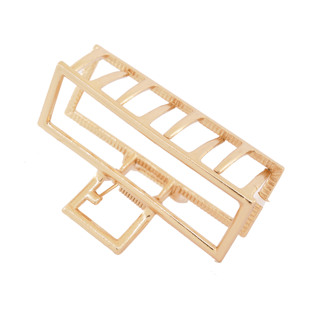 piranha rosé retangular vazada