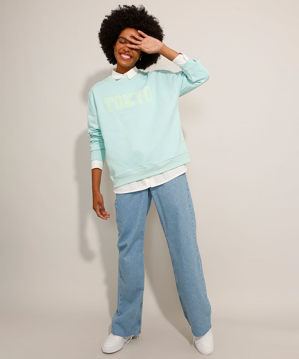 oversized embroidered moletom com capuz