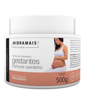 Hidratante Corporal Hidramais - Creme Hipoalergênico Gestante 500g