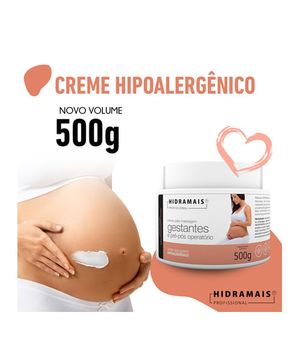 Hidratante Corporal Hidramais - Creme Hipoalergênico Gestante 500g