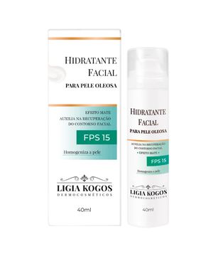 Hidratante Facial para Pele Oleosa - Ligia Kogos 40ml