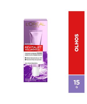 Creme para Olhos Anti idade L´Oreal Paris Revitalift Hialurônico 15g